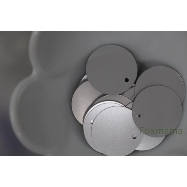 スパンコール 丸 トップホール 19mm 約28枚(約3g) マット銀色 (SCC19MSVEHTH...