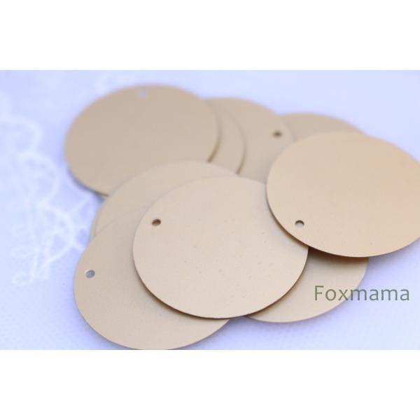 [訳あり]スパンコール 29mm 約10枚 丸 トップホール マット 金色 (SCC29MGLJHT...