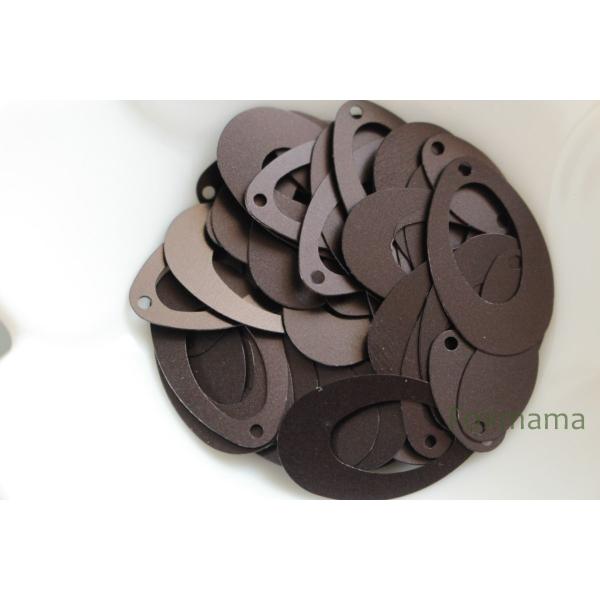 スパンコール 約3g 雫 しずくと楕円 マット 黒 (SDP22MBKHW2S)