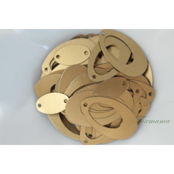 スパンコール 約3g 雫 しずくと楕円 マット ゴールド 金色 (SDP22MGLSJ2S)