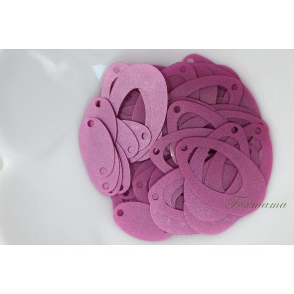 スパンコール 約3g 雫 しずくと楕円 マット 赤紫 (SDP22MRMSJ2S)