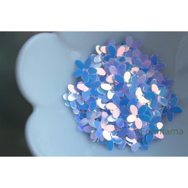 スパンコール 10mm 約100枚(約2.5g) 5枚花びら オーロラ乳白 (SF510AMWEJ0...