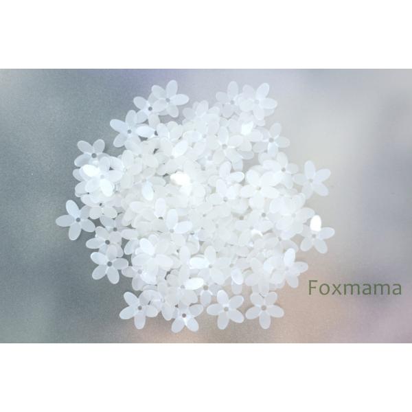 スパンコール 10mm 約100枚(約2.5g) 5枚花びら マット キナリ (SF510MKNWW...