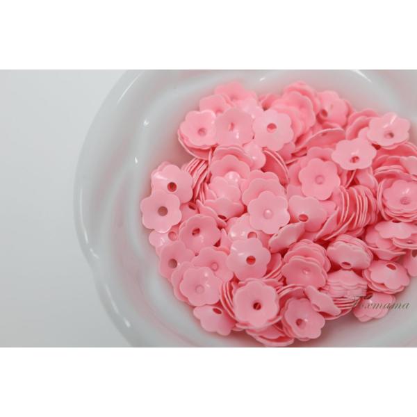 スパンコール 約270枚(約3.5g)花カップ 7mm ピンク (SFC070PKBS00)