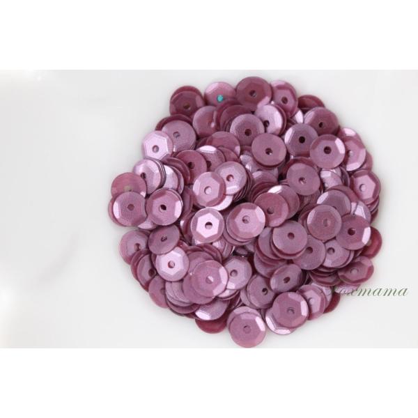 スパンコール 約360枚(約2g) 亀甲 5mm マット 紫 (SKK05MPPSA00)