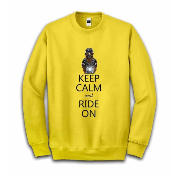 【KEEP CALM・ピットブル・バイク】キッズ スウェット スエット　トレーナー