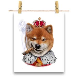 ワルな 柴犬 ドッグ 犬 いぬ サングラス】ポストカード by Fox