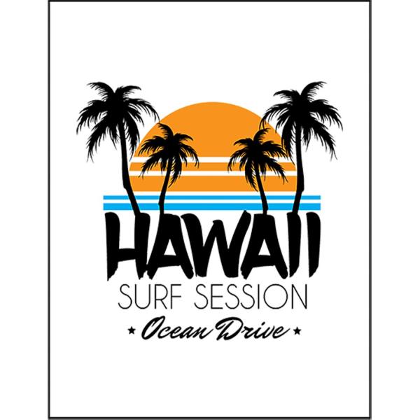 【ハワイ・ビーチ・ヤシの木】ポストカード