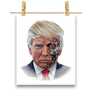 ポストカード アメリカ 大統領 ロボットになっ...の詳細画像1