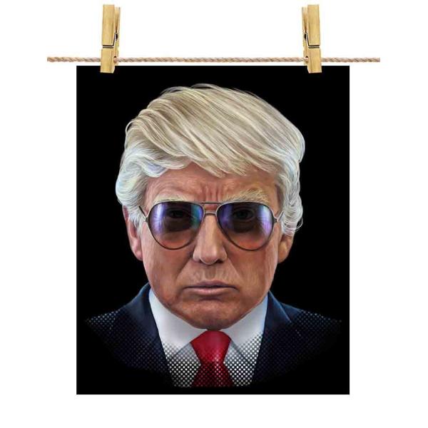 ポスター A1 アメリカ 大統領 ドナルド トランプ サングラス by Fox Republic