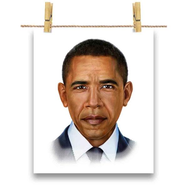 ポスター A2 アメリカ 大統領 バラク オバマ by Fox Republic