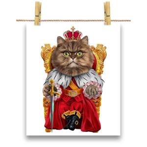 ポスター　「狼と羊」 ポスター A4 狼 オオカミ インディアン by Fox Republic : FOX