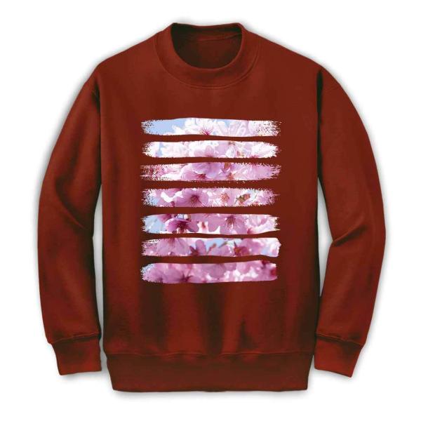 メンズ スウェット スエット トレーナー 桜 満開 春 ブラシ by Fox Republic