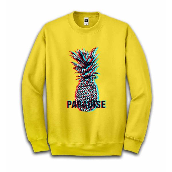 【３Dパイナップル】メンズ　スウェット　スエット　トレーナー　