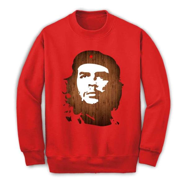 メンズ スウェット スエット トレーナー シルエット チェゲバラ 木 by Fox Republic