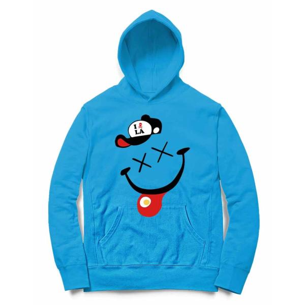 【ラッパースマイルマーク】メンズ パーカー