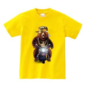 自転車にのる熊・クマ 】メンズ 半袖 Tシャツ : FOX REPUBLIC - 通販