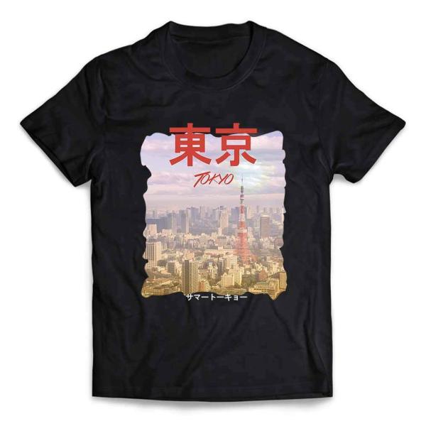 メンズ Tシャツ 半袖 東京 TOKYO ブラシ by Fox Republic