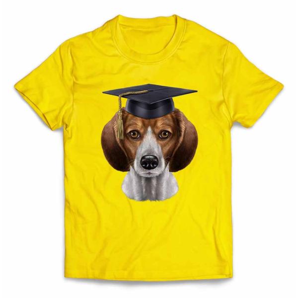【ビーグル ドッグ 犬 いぬ 角帽】メンズ 半袖 Tシャツ by Fox Republic