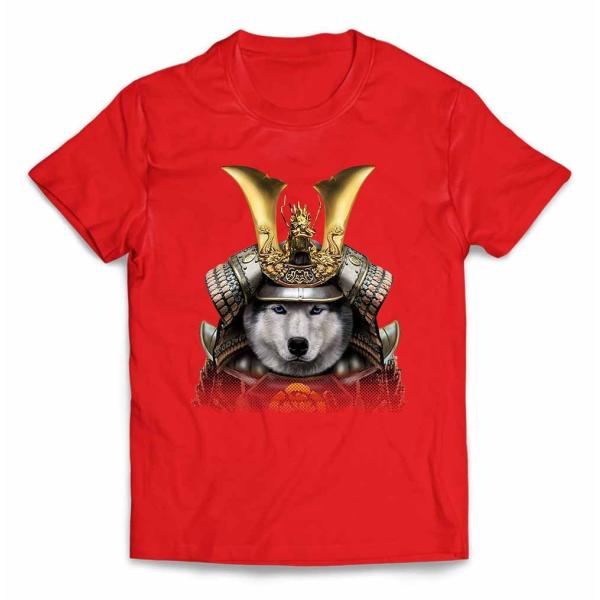 【シベリアンハスキー ドッグ 犬 いぬ 将軍 日本 JAPAN】メンズ 半袖 Tシャツ by Fox...