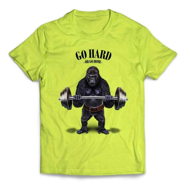 メンズ Tシャツ 半袖 筋トレ やる気がないなら家に帰れ ゴリラ by Fox Republic