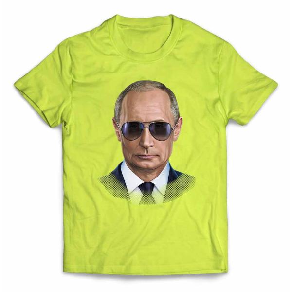 メンズ Tシャツ 半袖 ロシア連邦大統領 プーチン サングラス by Fox Republic