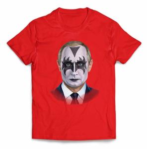 メンズ Tシャツ 半袖 ロシア連邦大統領 プーチン ロックスター by Fox Republic
