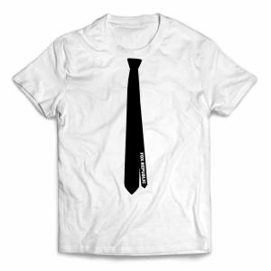 メンズ Tシャツ 半袖 ネクタイ スーツ だまし絵 コスチューム by Fox