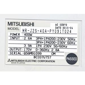 新品 MITSUBISHI 三菱電機 MR-J2S-40B-T004 保証 : 013495 : Foya