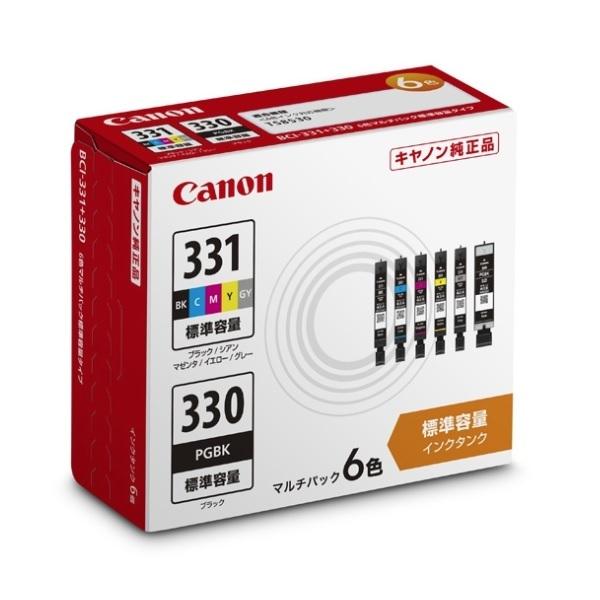 BCI-331+330/6MP インクタンク 6色マルチパック 純正品 (5334C001)  ※代...