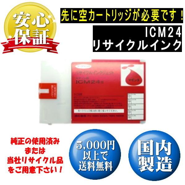 ICM24　マゼンタ　IC24　リサイクルリターン ※先に使用済みインクが必要です