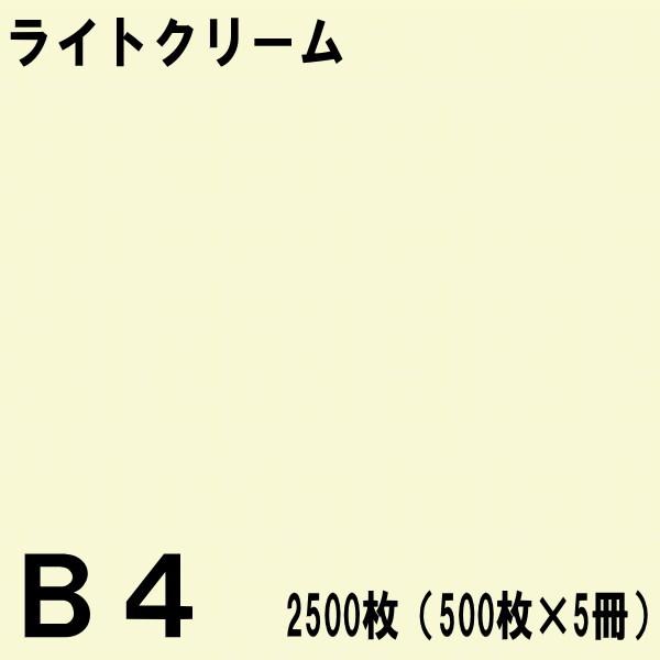 B4サイズ カラーコピー用紙 2500枚（500枚×5冊）ライトクリーム【北越NEWファインカラー】...