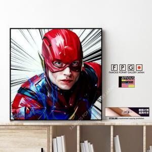 ポップアートパネル インテリア アート ポスター 絵 THE FLASH フラッシュ キータタット シティケット Sサイズ 即納｜fpgjapan