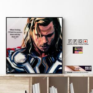 ポップアートパネル インテリア アート ポスター 絵 Thor ソー キータタット シティケット Sサイズ 即納｜fpgjapan