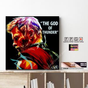 ポップアートパネル インテリア アート ポスター 絵 THOR -GOD THUNDER- ソー キータタット シティケット Sサイズ 即納｜fpgjapan