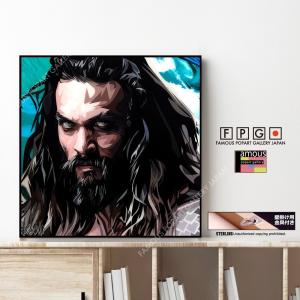 ポップアートパネル インテリア アート ポスター 絵 AQUAMAN Ver.2 アクアマン キータタット シティケット Mサイズ 予約｜fpgjapan