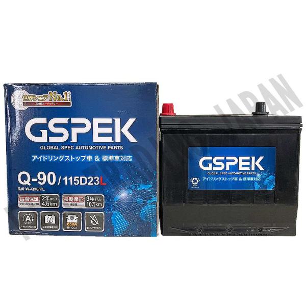 W-Q90/PL バッテリー スバル インプレッサスポーツ 3BA-GT2 R2/10- GSPEK...