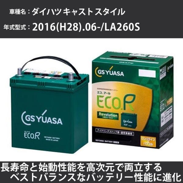 車 バッテリー ダイハツ キャスト スタイル 2016(H28).06-/LA260S 660cc/...
