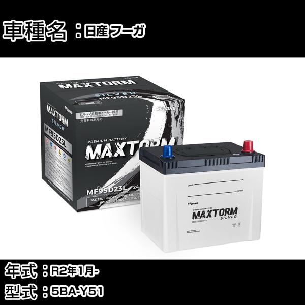日産 フーガ R2年1月- 5BA-Y51 2500cc 寒冷地仕様車 バッテリー 適合参考 MAX...