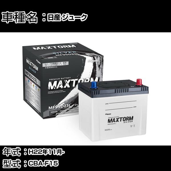 日産 ジューク H22年11月- CBA-F15 1600cc 標準地仕様車 バッテリー 適合参考 ...