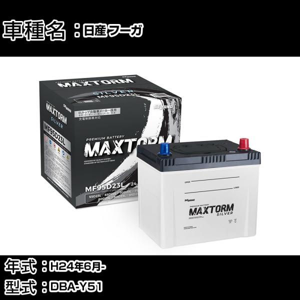 日産 フーガ H24年6月- DBA-Y51 2500cc 寒冷地仕様車 バッテリー 適合参考 MA...