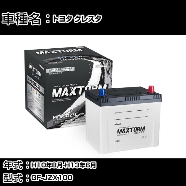 トヨタ クレスタ H10年8月-H13年6月 GF-JZX100 2500cc 寒冷地仕様車 バッテ...
