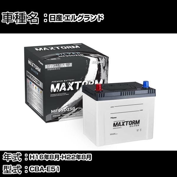 日産 エルグランド H16年8月-H22年8月 CBA-E51 3500cc 標準地仕様車 バッテリ...
