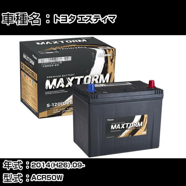 トヨタ エスティマ 2014(H26).09-/ACR50W 2400cc/充電制御/標準地・寒冷地...