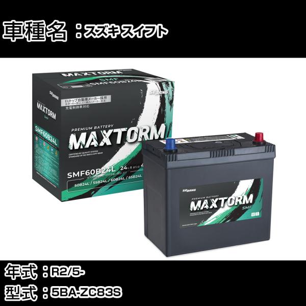 スズキ スイフト R2/5- 5BA-ZC83S 1200cc 寒冷地仕様車 バッテリー 適合参考 ...