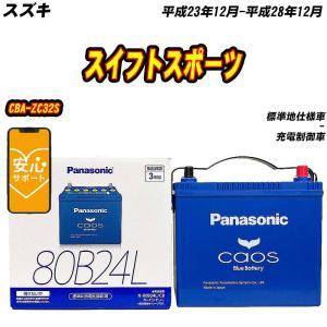 カオス バッテリー パナソニック 80B24L スズキ スイフトスポーツ 4BA