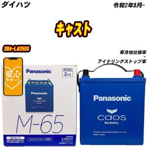 バッテリー パナソニック M65 ダイハツ キャスト 3BA-LA250S R2/8-  【H04006】｜fpj-mat