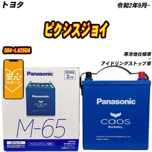 カオス バッテリー パナソニック M65 ダイハツ ムーヴ DBA-LA100S H22