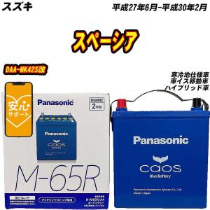 カオス バッテリー パナソニック M65R スズキ スペーシア 5AA-MK53S R2