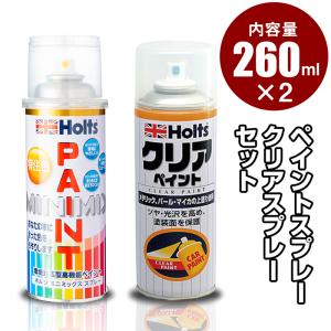 カーペイントスプレー クリアセット ロータス B113 ASPEN WHITE 2本1セット カラースプレー 車 MH11604【TU&SP】(スプレー+クリア)｜fpj-mat